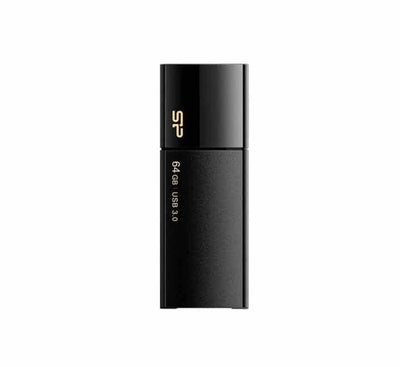 Silicon Power Blaze B05 Flash Drive 64GB (Black), USB Flash Drives, Silicon Power - ICT.com.mm