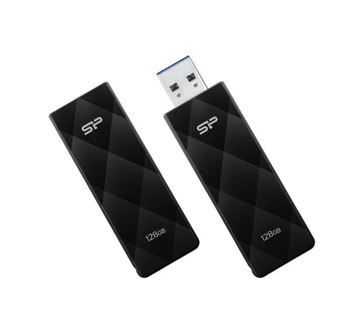 Silicon Power Blaze B20 Flash Drive 128GB (Black), USB Flash Drives, Silicon Power - ICT.com.mm