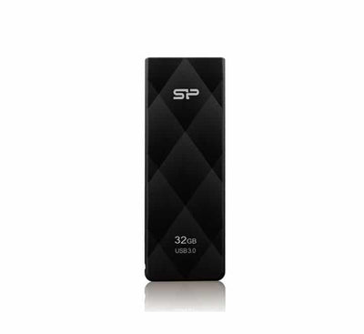 Silicon Power Blaze B20 Flash Drive 32GB (Black), USB Flash Drives, Silicon Power - ICT.com.mm