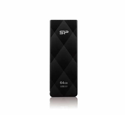Silicon Power Blaze B20 Flash Drive 64GB (Black), USB Flash Drives, Silicon Power - ICT.com.mm