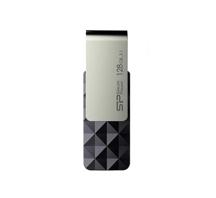 Silicon Power Blaze B30 Flash drive 128GB (Black), USB Flash Drives, Silicon Power - ICT.com.mm