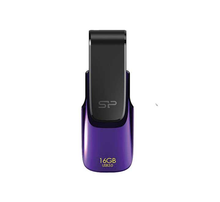Silicon Power Blaze B31 Flash Drive Purple (16GB), USB Flash Drives, Silicon Power - ICT.com.mm