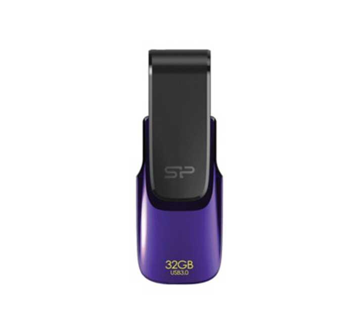 Silicon Power Blaze B31 Flash Drive Purple (32GB), USB Flash Drives, Silicon Power - ICT.com.mm