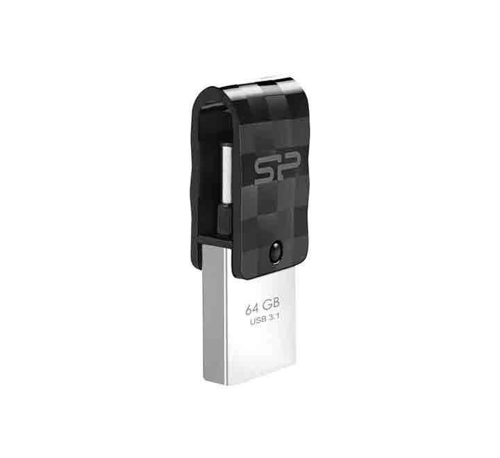Silicon Power C31 USB OTG Flash Drive (64GB), USB Flash Drives, Silicon Power - ICT.com.mm