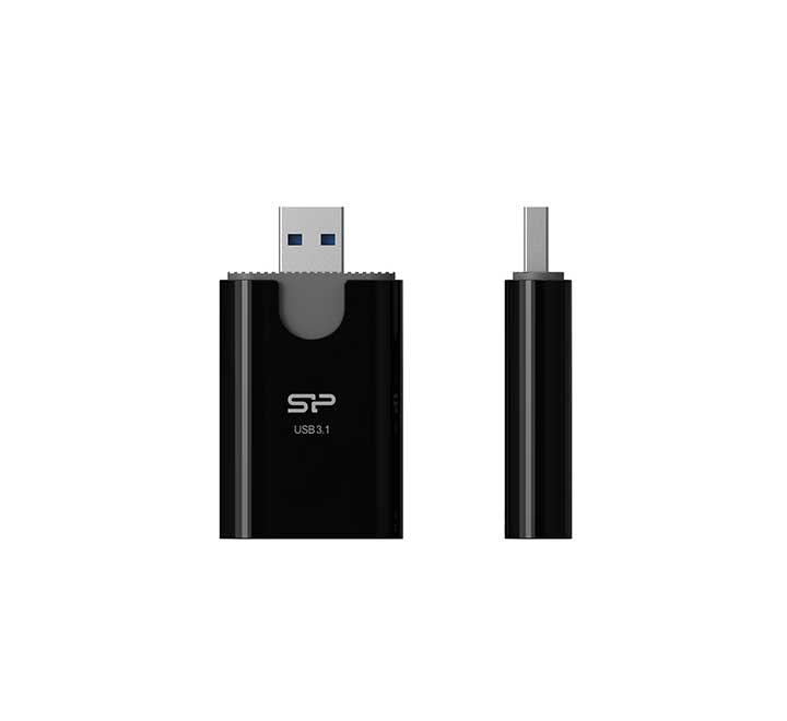 Silicon Power Combo U3 Card Reader TF/SD (Black), Flash Memory Cards, Silicon Power - ICT.com.mm
