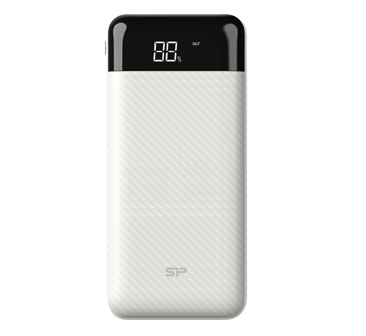 Silicon Power 10000mAh Power Bank GP28 (White), Power Banks, Silicon Power - ICT.com.mm