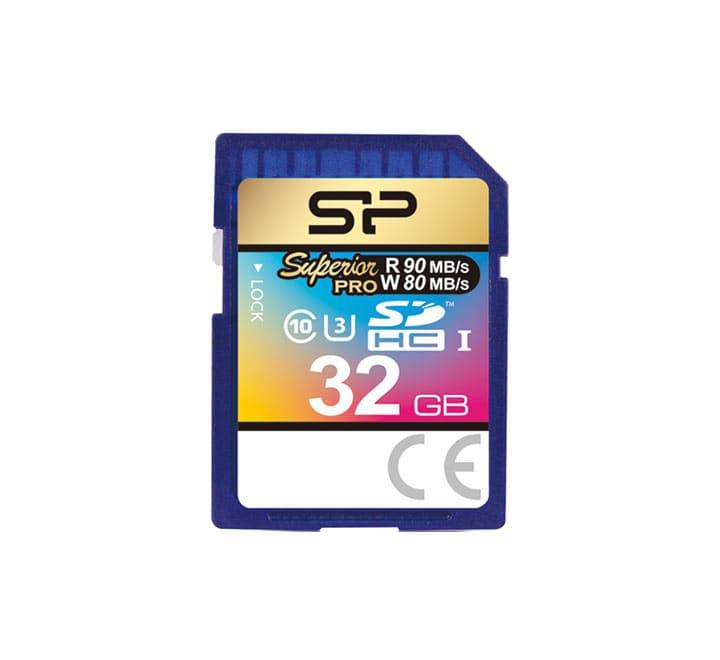 Silicon Power 32GB SDHC UHS-1 U3 Memory Card, Flash Memory Cards, Silicon Power - ICT.com.mm