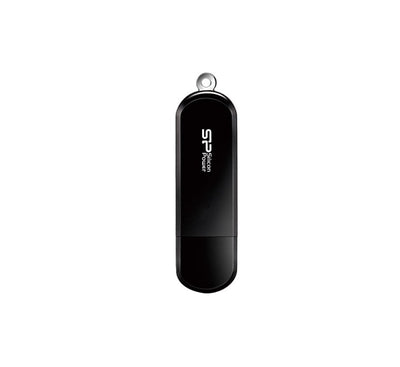 Silicon Power Luxmini322 USB 2.0 Flash Drive Black (16GB), USB Flash Drives, Silicon Power - ICT.com.mm
