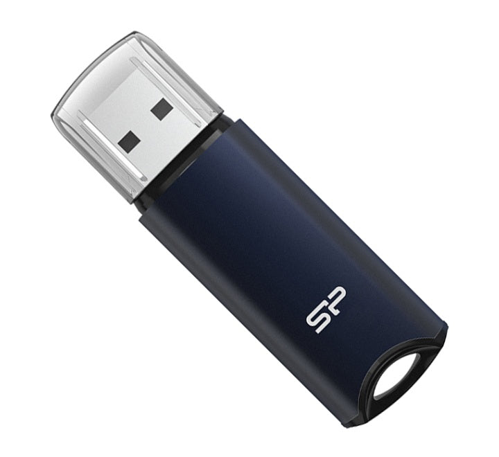 Silicon Power Marvel M02 Flash Drive 64GB (Blue), USB Flash Drives, Silicon Power - ICT.com.mm