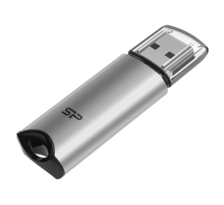 Silicon Power Marvel M02 Flash Drive 32GB (Silver), USB Flash Drives, Silicon Power - ICT.com.mm