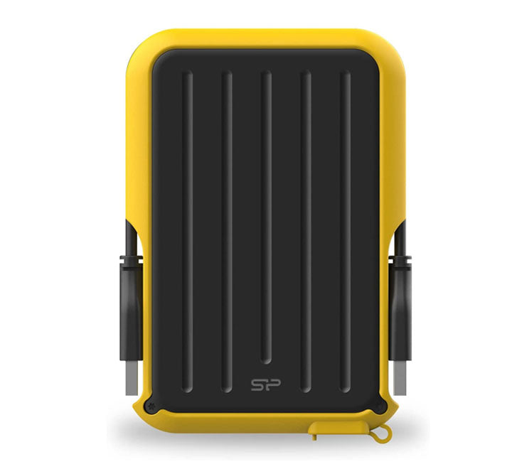 Silicon Power Storage Hard Drive Armor A66 Yellow (2TB), Portable Drives HDDs, Silicon Power - ICT.com.mm
