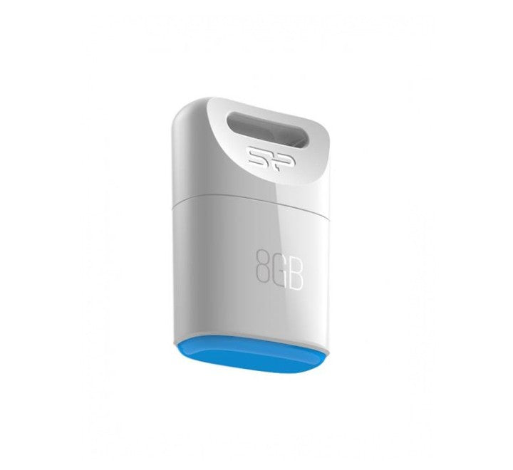 Silicon Power Touch T06 Flash Drive (8GB) White, USB Flash Drives, Silicon Power - ICT.com.mm