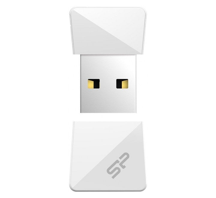 Silicon Power Touch T08 Flash Drive White (32GB), USB Flash Drives, Silicon Power - ICT.com.mm