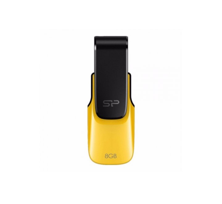 Silicon Power Ultima U31 USB 2.0 Flash Drive Yellow (8GB), USB Flash Drives, Silicon Power - ICT.com.mm