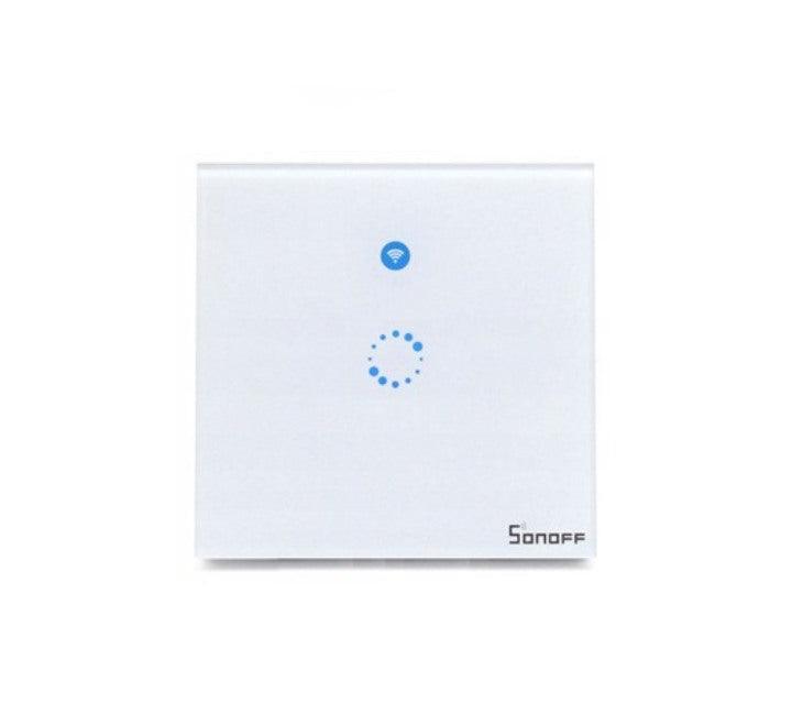 Sonoff Wifi Wall Touch Switch T1 1Gang (UK Version), Smart Switches & Sockets, Sonoff - ICT.com.mm