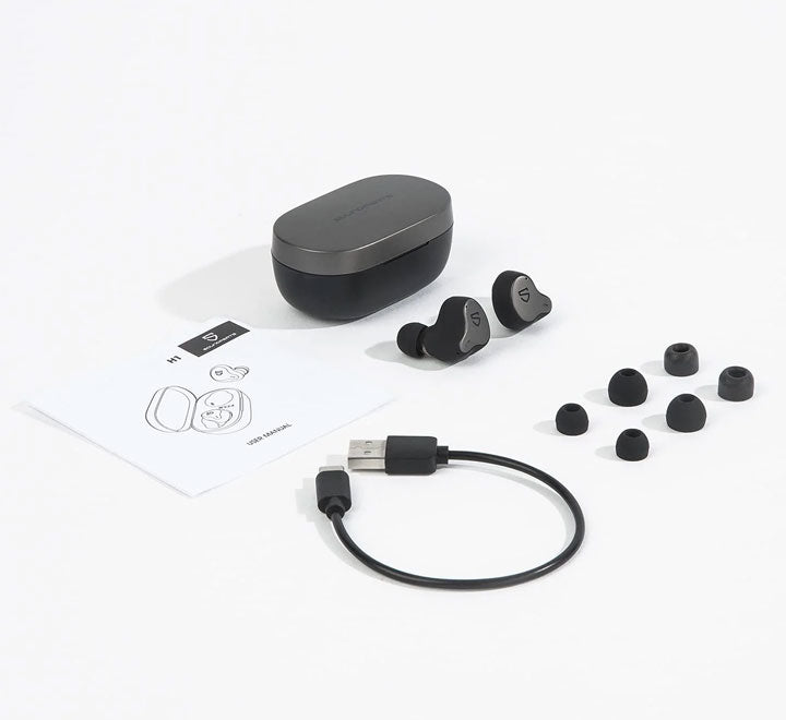 SoundPEATS H1 Hybrid Dual Driver True Wireless Earbuds (Black), Earbuds, SoundPEATS - ICT.com.mm