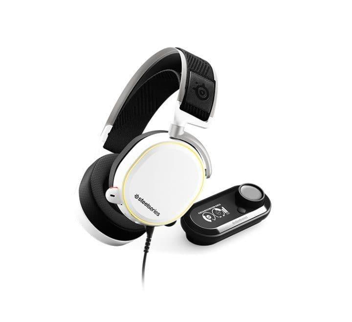 Steelseries Arctis Pro + Game DAC Gaming Headset (White), Gaming Headsets, Steelseries - ICT.com.mm