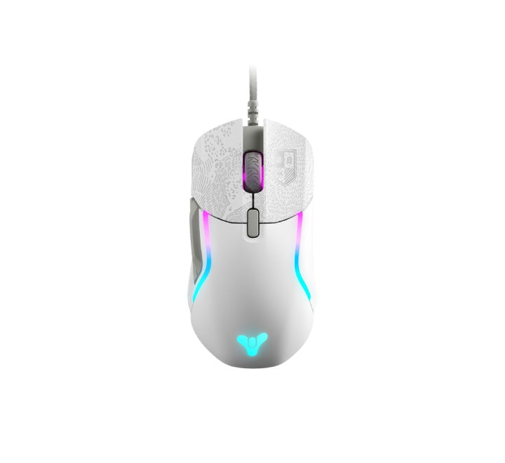 Steelseries Rival 5 Destiny Edition Gaming Mouse (White), Gaming Mice, Steelseries - ICT.com.mm