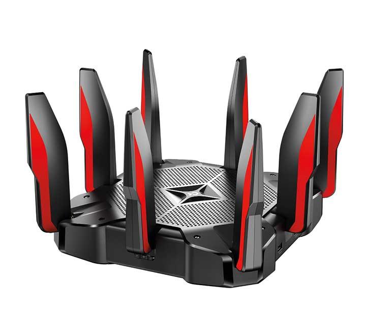 TP-Link Archer AC5400X Mu-Mimo Tri-Band Gaming Router (Black), Wireless Routers, TP-Link - ICT.com.mm