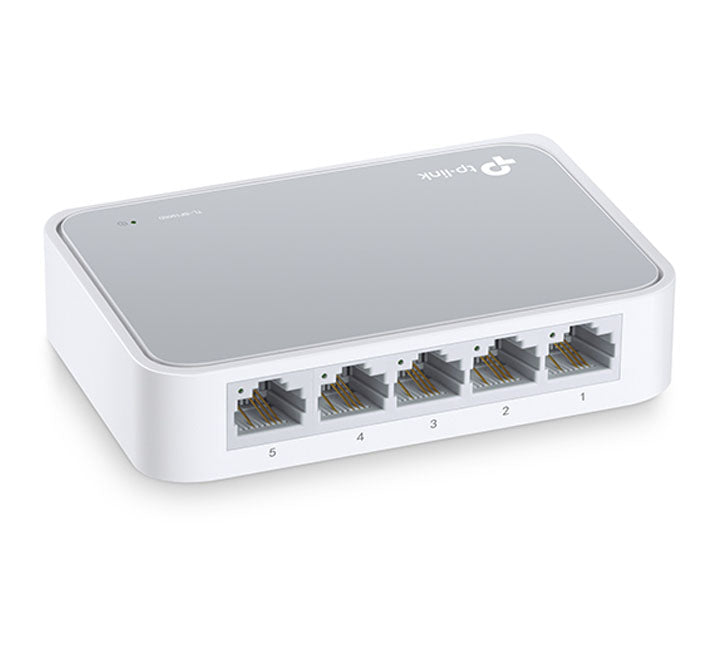 TP-Link 5-Port 10/100Mbps Desktop Switch (TL-SF1005D), Unmanaged Switches, TP-Link - ICT.com.mm