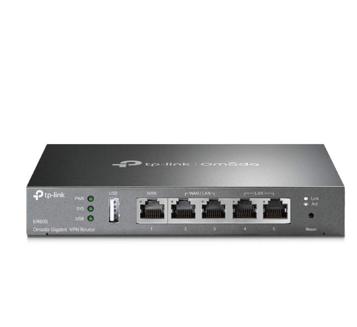 TP-Link ER605 (TL-R605) V2 Omada Gigabit VPN Router, Ethernet Routers, TP-Link - ICT.com.mm