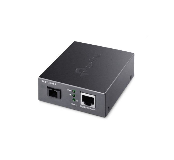 TP-Link TL-FC311B-2 Gigabit WDM Media Converter, Adapters & Injectors, TP-Link - ICT.com.mm