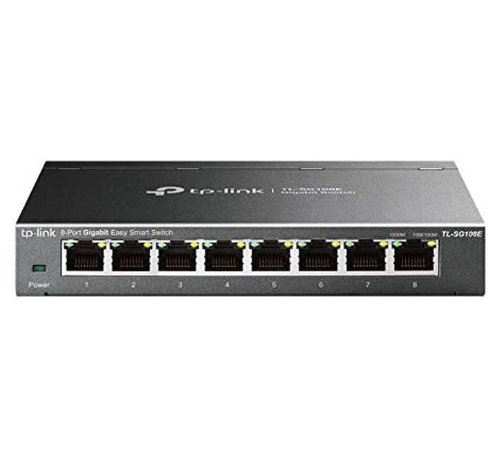 TP-Link TL-SG108E 8-Port Gigabit Easy Smart Switch, Managed Switches, TP-Link - ICT.com.mm