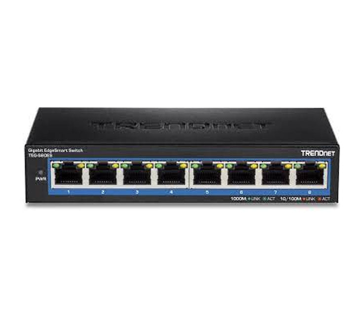 TRENDnet TEG-S80ES 8-Port Gigabit Edge Smart Switch – ICT.com.mm