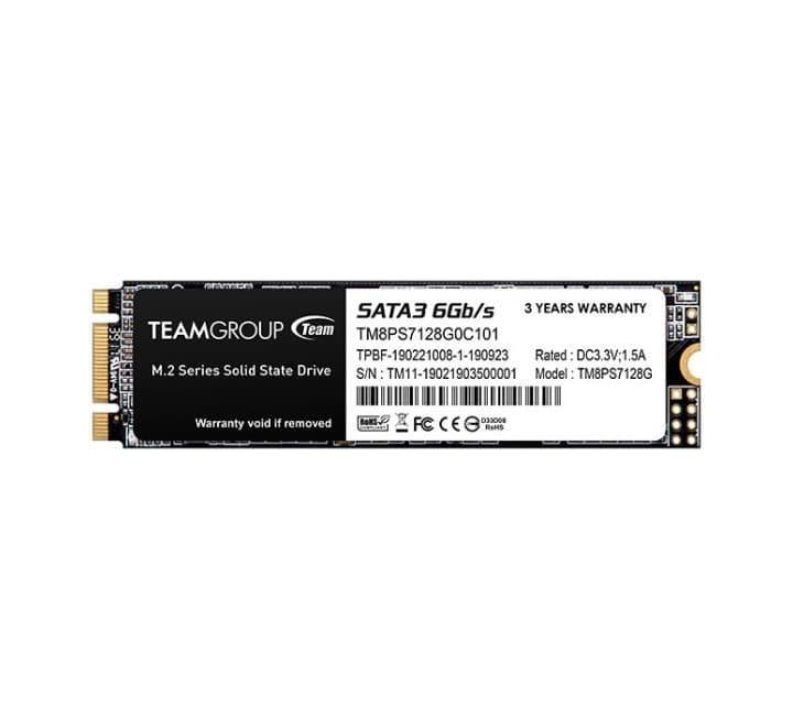 TeamGroup MS30 M.2 Series SATA III SSD (128GB) - TM8PS7128G0C101, Internal SSDs, TEAMGROUP - ICT.com.mm