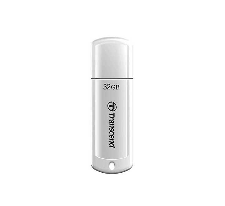Transcend JetFlash 370 32GB (White), USB Flash Drives, Transcend - ICT.com.mm