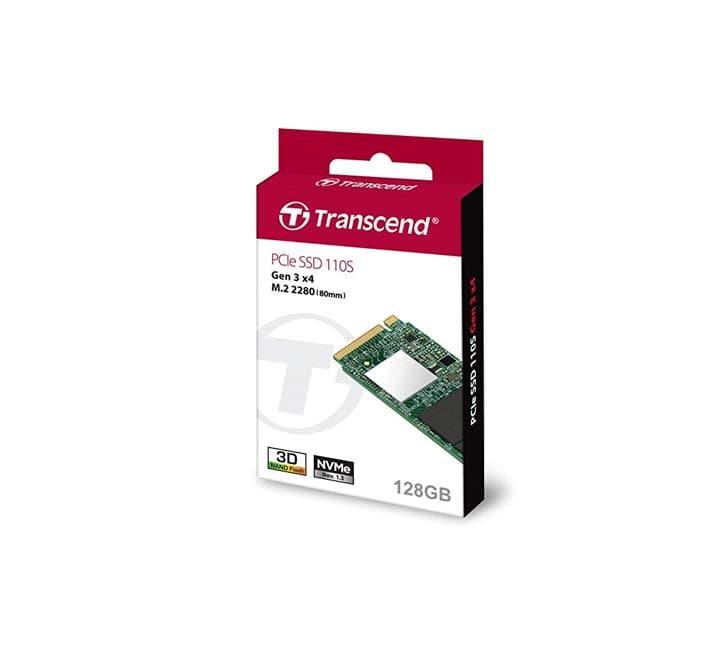Transcend PCle M.2 SSD MTE110S (128GB), Internal SSDs, Transcend - ICT.com.mm