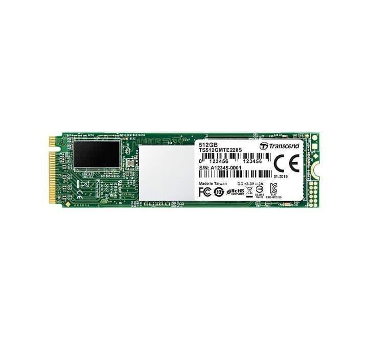 Transcend PCle M.2 SSD MTE220S (512GB), Internal SSDs, Transcend - ICT.com.mm