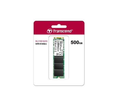 Transcend SATA III MTS825S 3D NAND Flash M.2 2280 SSD (500GB), Internal SSDs, Transcend - ICT.com.mm