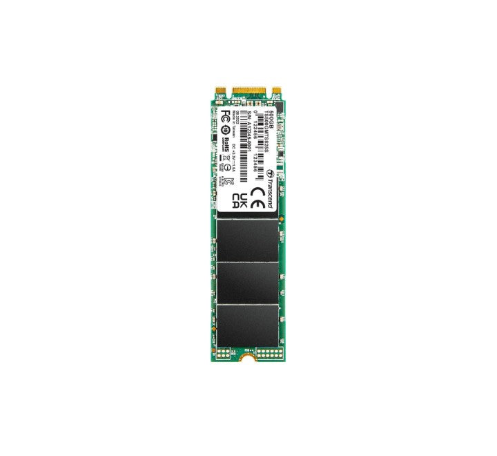 Transcend SATA III MTS825S 3D NAND Flash M.2 2280 SSD (500GB), Internal SSDs, Transcend - ICT.com.mm