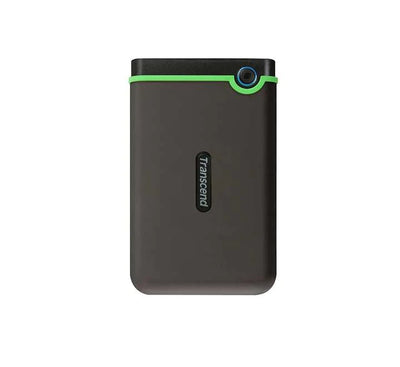 Transcend StoreJet M3 Military Drop Tested USB 3.0 External Hard Drive 1TB (Gray), Portable Drives HDDs, Transcend - ICT.com.mm