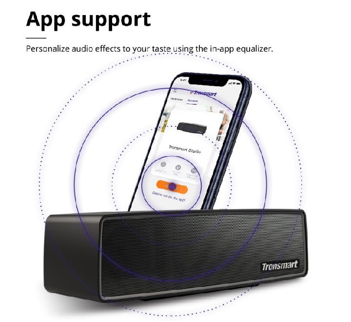 Tronsmart Studio 30W Sound Plus Bluetooth Speaker (Black), Portable Speakers, Tronsmart - ICT.com.mm