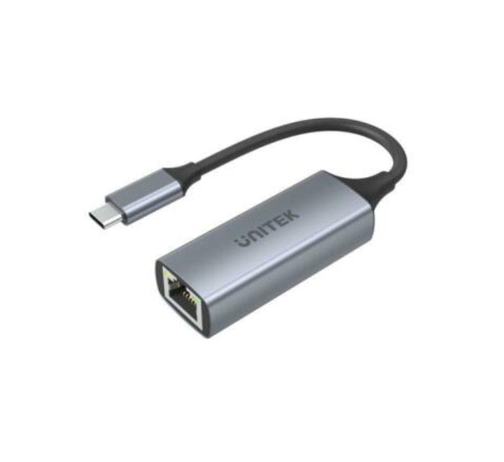Unitek U1312A Convert USB-C (M) to Gigabit Ethernet (F) Aluminium Adapter, USB Hub, Unitek - ICT.com.mm