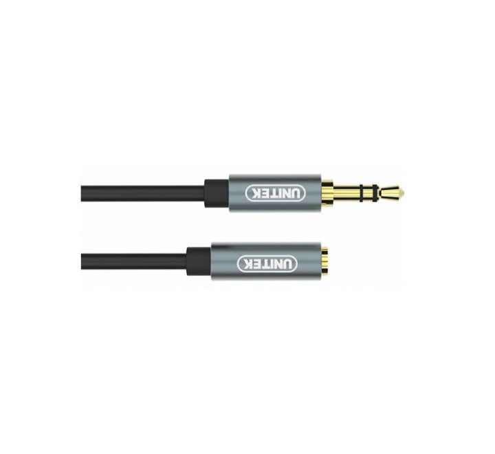 Unitek Y-C932ABK 3.5MM AUX Audio Cable - Male to Female (1M), Cables & Accessories - PC, Unitek - ICT.com.mm