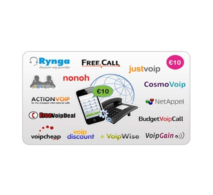 VOIP Redeem Voucher €10 Euro, Prepaid Cards, Unbranded - ICT.com.mm