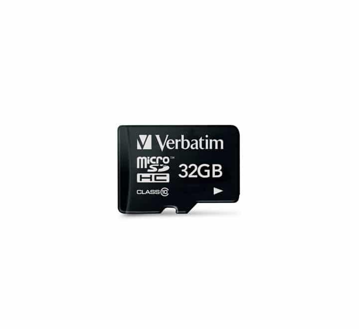 Verbatim 32GB Micro SDHC Memory Card (Class 10), Flash Memory Cards, Verbatim - ICT.com.mm