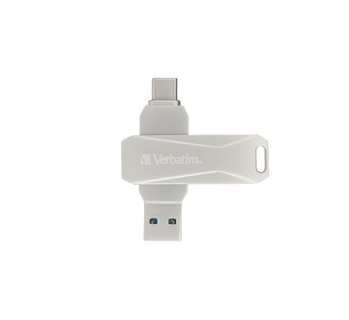 Verbatim Store'n'Go OTG USB 3.2 Gen1 Type-C 64GB (Silver), USB Flash Drives, Verbatim - ICT.com.mm