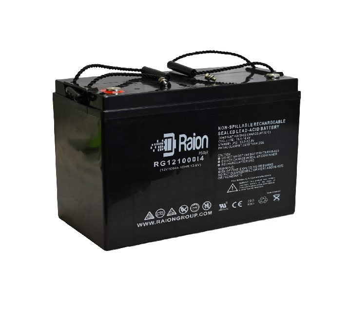 Vision 6FM100HX 12V 100Ah Replacement Battery, Online UPS, APC - ICT.com.mm