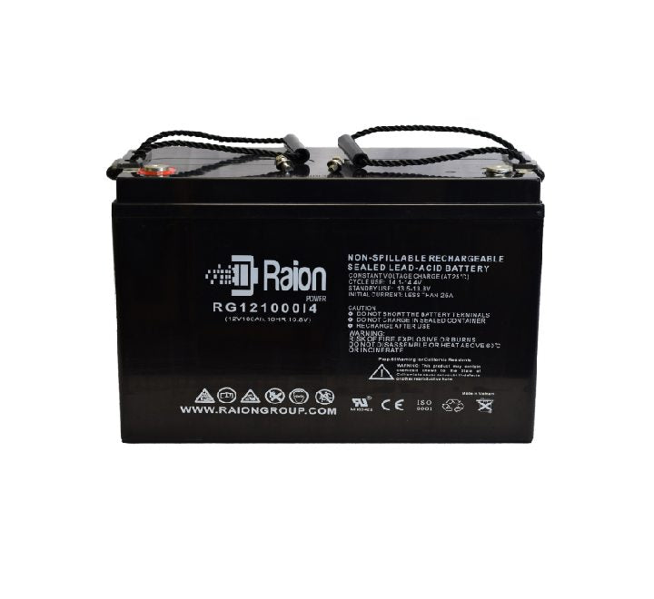 Vision 6FM100HX 12V 100Ah Replacement Battery, Online UPS, APC - ICT.com.mm