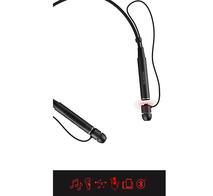 WK Design BD-550 Neckband Bluetooth Earphone (White), In-ear Headphones, WK DESIGN - ICT.com.mm
