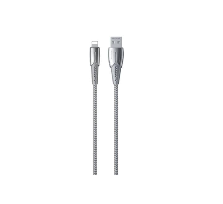 WK Design WDC-085i Goldsim Top Zinc Alloy Data Cable For Lightning (Silver) - ICT.com.mm