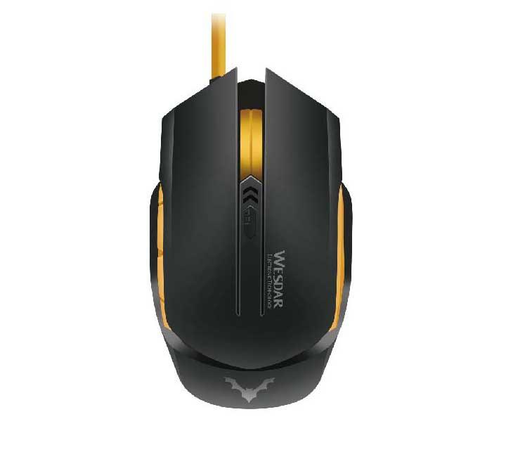 Wesdar GM1 Gaming Mouse (Black), Gaming Mice, Wesdar - ICT.com.mm