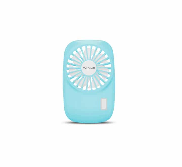 Wesdar Handheld Small Fan F002 (Blue), Fans, Wesdar - ICT.com.mm