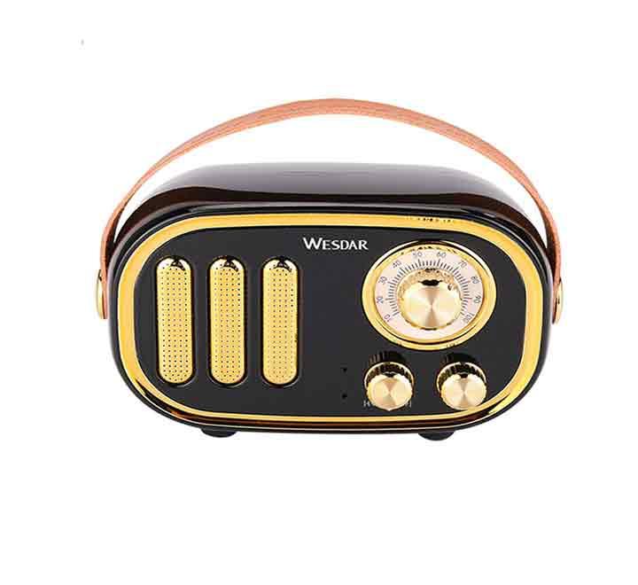 Wesdar K56 Buletooth Speaker (Gold), Portable Speakers, Wesdar - ICT.com.mm