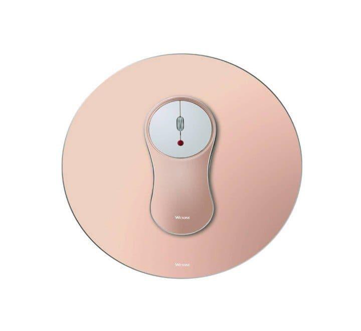 Wesdar MP-1 Wireless Mouse and Pad (Rose Gold), Mice, Wesdar - ICT.com.mm
