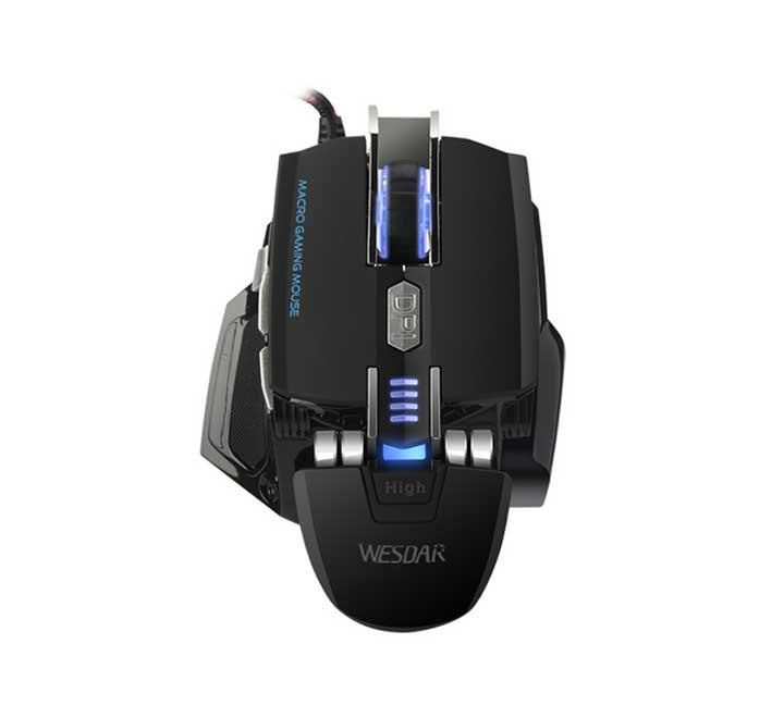 Wesdar X6 Gaming Mouse (Black), Gaming Mice, Wesdar - ICT.com.mm